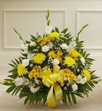 Blazing Funeral Basket Blazing Funeral Basket